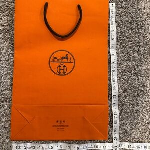 Luxury Orange Designer Tote Bag